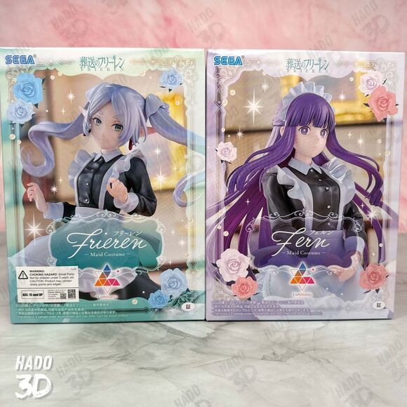 Frieren and Fern Maid Set - Frieren beyond journey's end Luminasta Figure New - Picture 2 of 7